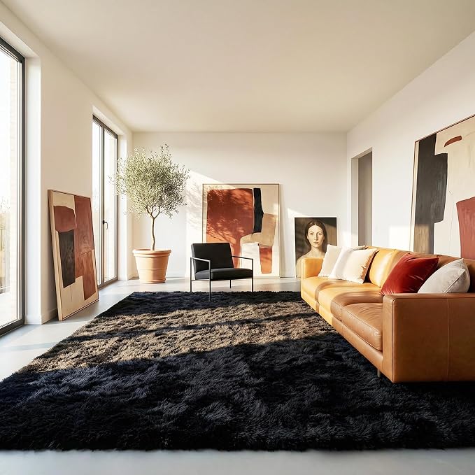 PAGISOFE Fluffy Shaggy Area Rug - Image 8