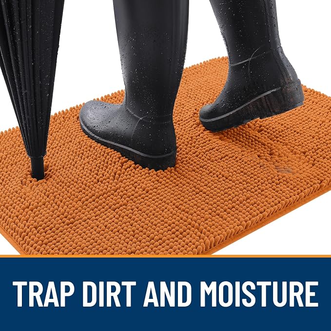 OLANLY Dog Door Mat for Muddy Paws 35x24, Absorbs Moisture and Dirt, Absorbent - Image 2