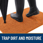 OLANLY Dog Door Mat for Muddy Paws 40x24, Absorbs Moisture and Dirt, Absorbent - Image 2