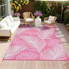 Pauwer Waterproof Outdoor Rug 6x9, Reversible Plastic Straw Patio Camping Rug by Pauwer