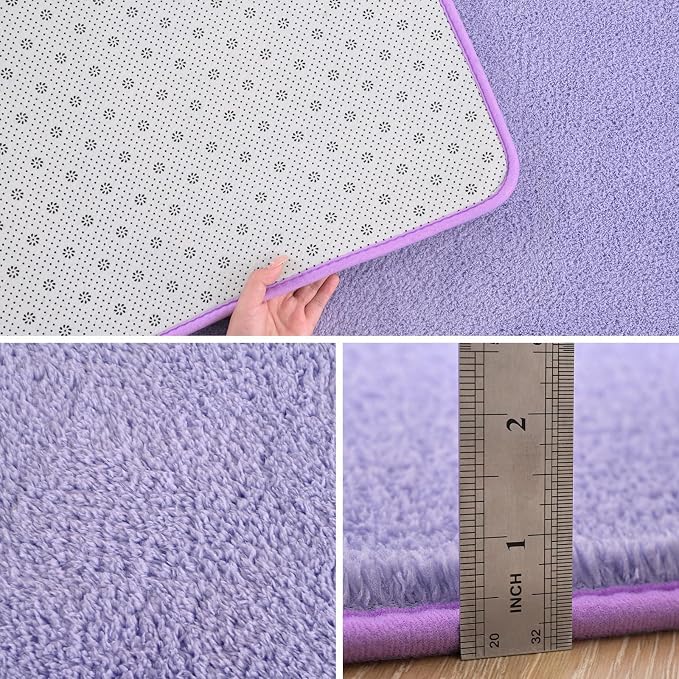 Pettop 7x10 ft Purple Area Rugs - Image 4