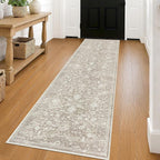 KILOCOCO Hallway Runner 2x8 Rug Runner Printed Vintage Floral Washable Kitchen by Kilococo