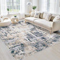 Area Rugs 6x9 Living Room: Washable Rug Modern Abstract Large Rugs Soft Non by MXSANYOORUG