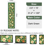 DUKINO Runner Rug for Hallway, 2.6x10 Washable Floral Long Kitchen Rug - Image 2