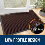 OLANLY Front Door Mat Indoor Outdoor Entrance, Waterproof Heavy Duty Doormat - Image 4