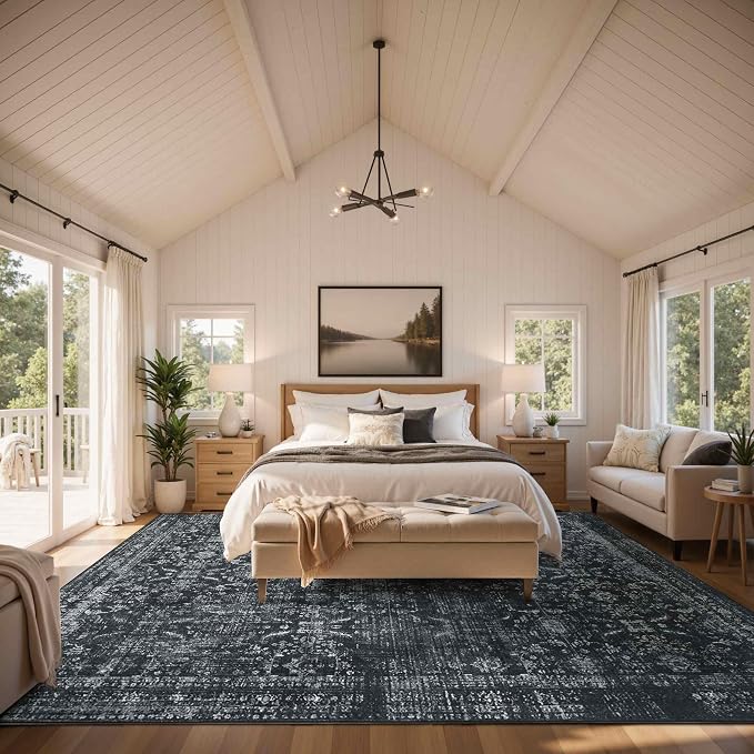 Rugxara 10x14 Area Rugs for Living Room Bedroom, Large Washable Rug, Non Slip & - Image 4