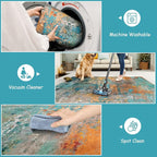 Lahome Modern Abstract Round Rug 3Ft - Image 4
