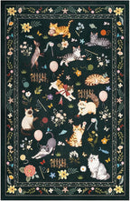 Unirea 8x10 Black Cat Area Rugs - Image 2