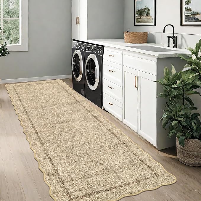 GarveeHome Scalloped Runner Rug - Image 2