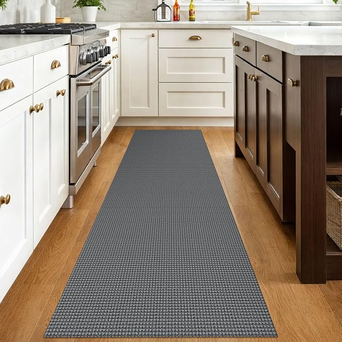 IOHOUZE Washable Runner Rug 2.6x8 Non Slip Rubber Backed Wide Hallway Runner - Image 7