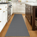 IOHOUZE Washable Runner Rug 2.6x8 Non Slip Rubber Backed Wide Hallway Runner - Image 7
