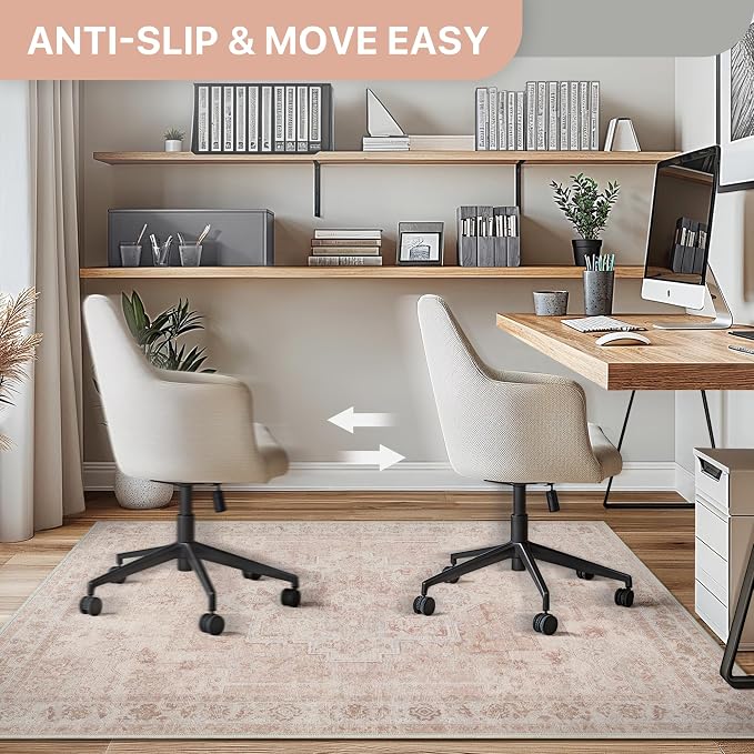 48"x60" Office Chair Mat for Hardwood Tile Floor, Under Desk Carpet Protector - Image 5