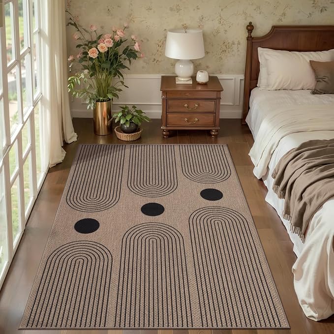 Tangsoo Modern Easy Jute 3x5 Outdoor Rug - Image 2