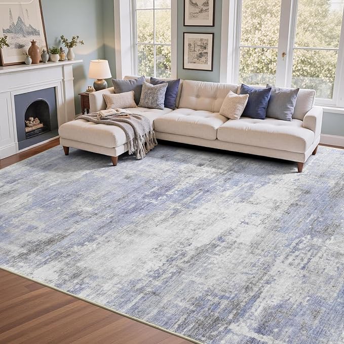 8x10 Ft Large Area Rugs for Living Room, Soft Non-Slip Washable Rugs Modern - Image 3