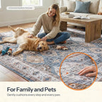 HOOBRO Washable Rug 8 x 10 Area Rugs - Image 4