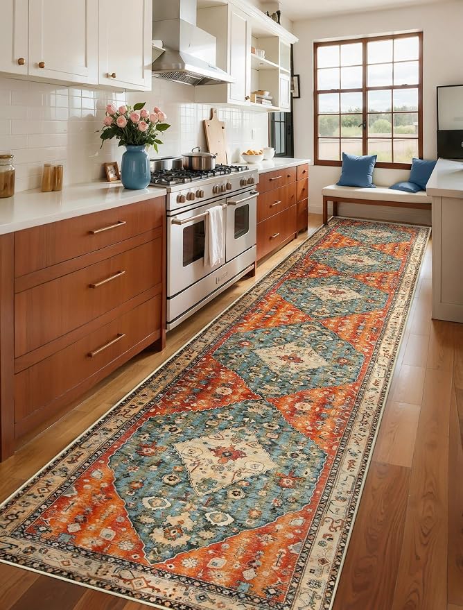 SERISSA Runner Rug for Hallways, 3x14 Washable Non Slip Kitchen Runner Rug - Image 2