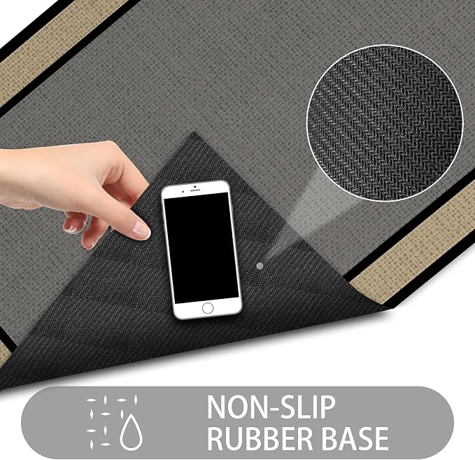 Ultra Thin Door Mat Indoor Entrance, 1/10 in Thin Door Mats - Image 4