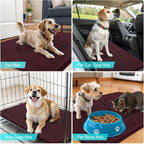 OLANLY Dog Door Mat for Muddy Paws 30x20, Paw Print Design, Absorbs Moisture - Image 7