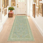 Washable Bathroom Runner Rug 2x5 Non Slip, Sage Green Small Throw Rug - Image 6