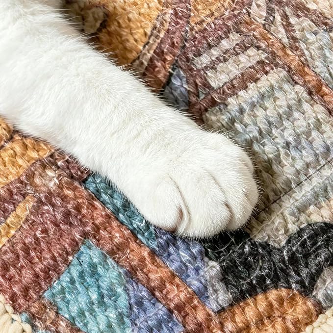 Graciadeco Cat Scratch Pad 23.6" x 15.7" Natural Sisal 2 Packs Couch Protector - Image 7