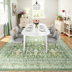 Lofus 8x10 Area Rug for Living Room, Light Green Washable Area Rugs - Image 6