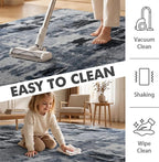 6x9 Ft Large Shag Rugs for Living Room Decor, Tie-Dyed Ultra Soft Fluffy Furry - Image 7