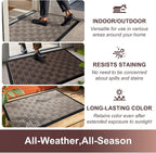 Mibao Front Door Mat, Heavy Duty Durable Welcome Mat - Image 5