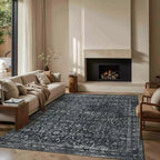 Rugxara 5x7 Area Rugs for Living Room Bedroom, Washable Rug, Non Slip & Low - Image 5