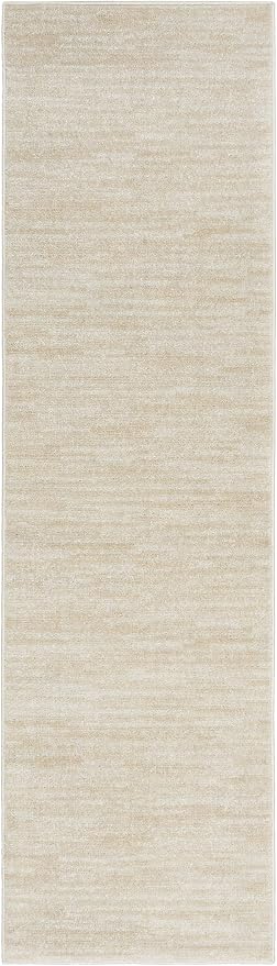Nourison Home Nourison Essentials Ivory Beige 2'2" x 10' Area Rug - Image 6