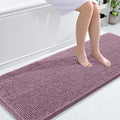 OLANLY Bathroom Runner Rugs 59x24, Soft Absorbent Chenille Bath Rugs, Rubber by OLANLY
