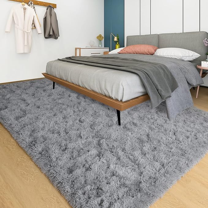 YJ.GWL Area Rugs for Bedroom, 2x3 Door Mat Washable Small Grey Bedside Rug - Image 6