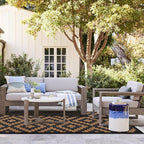 SAND MINE Reversible Mats, Plastic Straw Rug, Modern Area Rug, Large Floor Mat - Image 7