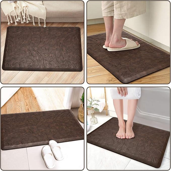 KMAT Kitchen Mat Cushioned Anti-Fatigue Floor Mat Waterproof Non-Slip Standing - Image 5