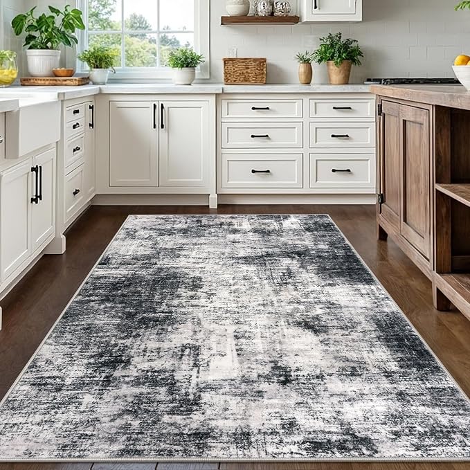 IOHOUZE Modern Abstract Area Rugs 5x7 Ft Washable Rugs - Image 3