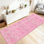 Fluffy Pink Shag Rug for Bedroom Girls 3x10 Runner Rug, Soft Pink Fuzzy Rug for - Image 8