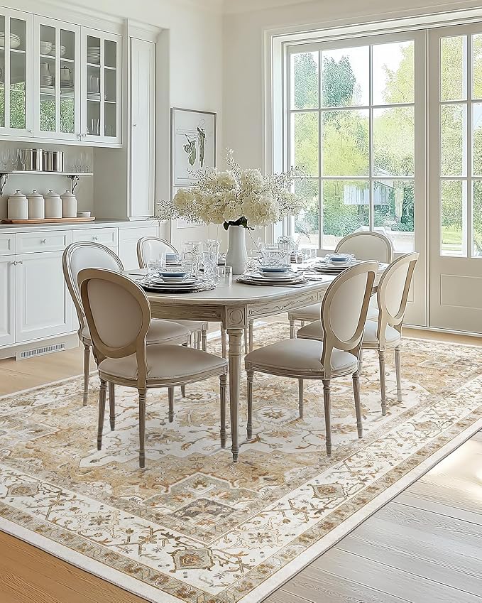 AMADA HOMEFURNISHING 6x9 Area Rugs, Vintage Rugs - Image 3
