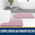 OLANLY Large Bathroom Rugs 44x32, Extra Soft Absorbent Chenille Bath Rugs - Image 7