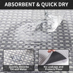 YDKGL Long Kitchen Runner Rugs Kitchen Mat Non Slip Washable, Super Absorbent - Image 4