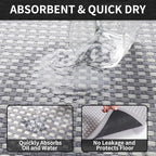 YDKGL Kitchen Runner Rugs Non Slip Washable, Super Absorbent Soft Chenille - Image 5
