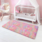 2x5 Feet Tie-Dye Rainbow Unicorn Rug - Image 3
