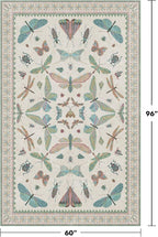 Hazo Haus Green and Blue Nursery Rug 5x8 - Image 2