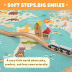 Washable 4x6 Kids Rug for Playroom – Educational Large Play Mat for Children - Image 3
