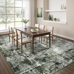 Rugflix 8x10 Area Rugs for Living Room, Washable Large Rug Stain-Resistant Low - Image 3