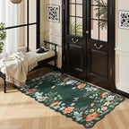 Lahome Floral Small Rug, 2x4 Kitchen Rugs Non Slip Washable Rug Ultra-Thin - Image 2