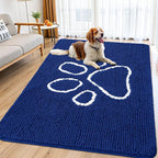 Smiry Dog Door Mat for Muddy Paws, Absorbent Dirt Trapper Non Slip Quick Dry by Smiry