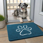 Smiry Dog Door Mat for Muddy Paws, Absorbent Dirt Trapper Non Slip Quick Dry by Smiry