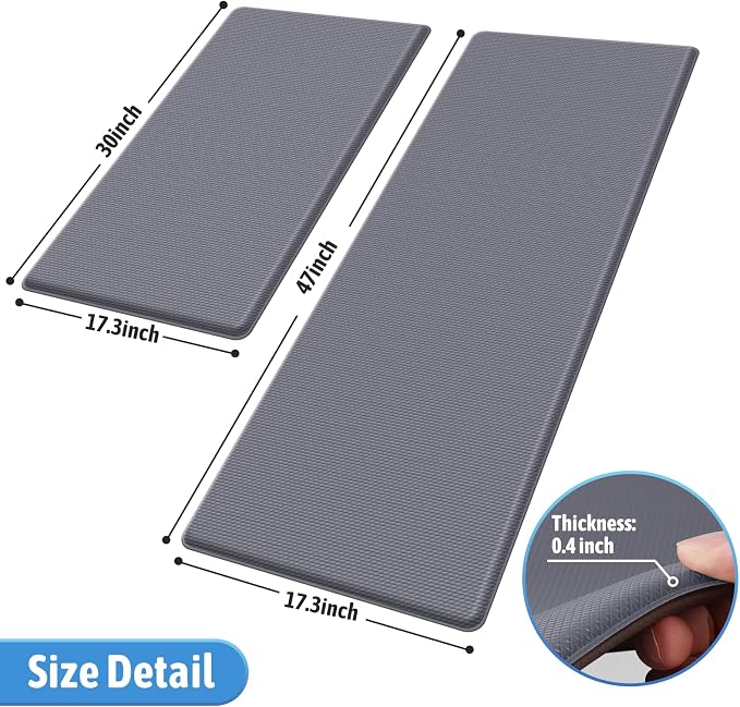 StepLively Kitchen Mat, Cushioned Kitchen Mats - Image 2