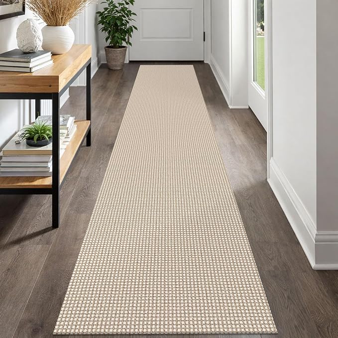 IOHOUZE Washable Runner Rug 2x12 Non Slip Rubber Backed Extra Long Hallway by iOhouze