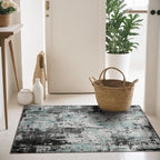 RELEANY Washable Area Rugs 2'x3' Non-Slip Modern Abstract Soft - Image 3