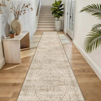 2x12 Runner Rug for Hallways Non-Slip Long Rug Runners, Boho Vintage Washable - Image 7
